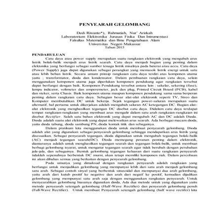 Unit 6 penyearah gelombang