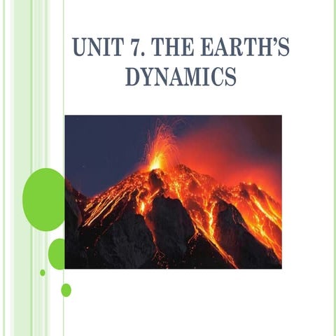 Unit 7  Earth's dynamics