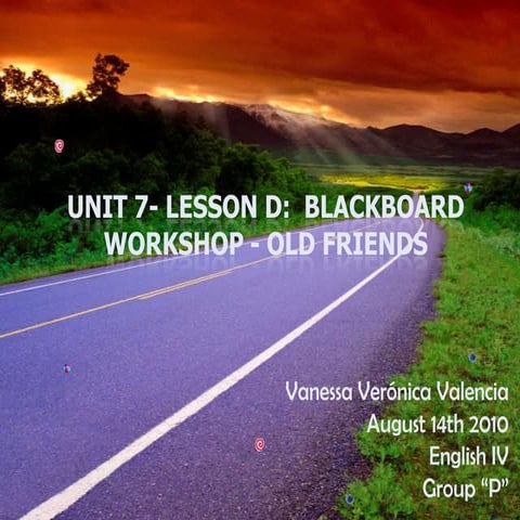 Unit 7 lesson d | PPTX