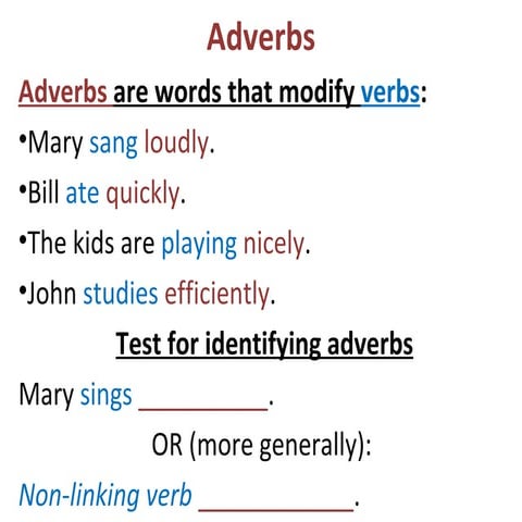 Unit 8  adverbs