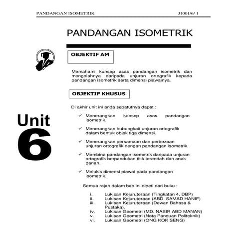 Unit 8   lukisan isometrik