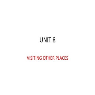 Unit 8 