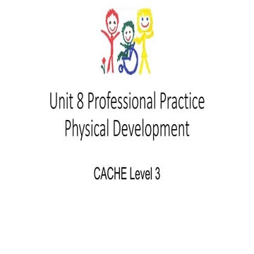 Unit 8 professional practice physical development (1)