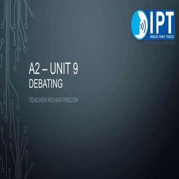 Unit 9 conditionals | PPTX