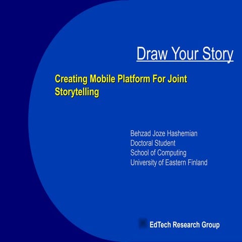 Draw Your Story - Creating Digital Platform for Joint Storytelling
