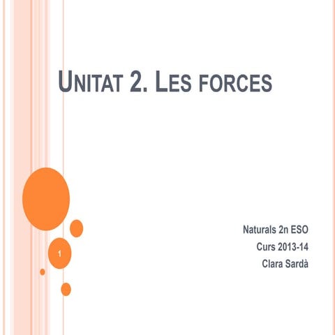 Unitat 2 les forces