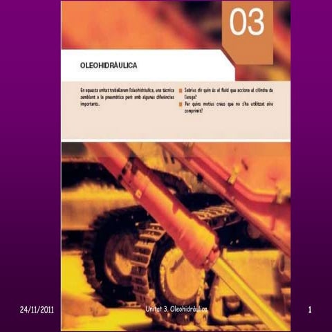 Unitat 3 oleohidràulica