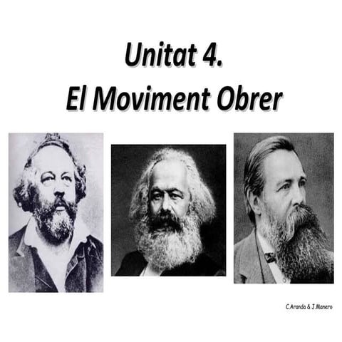 Unitat 4: Moviment obrer