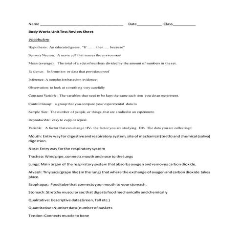 Unit b review sheet 2014 2015 done