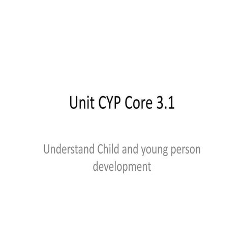 Unit cyp core 3.1 cache