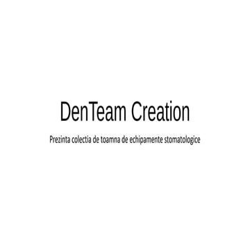 Unit dentar fona nou DenTam Creation