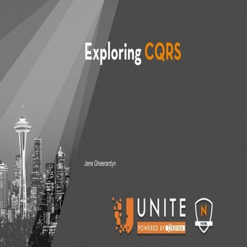 Unite 2017 - CQRS - Jens Gheerardyn