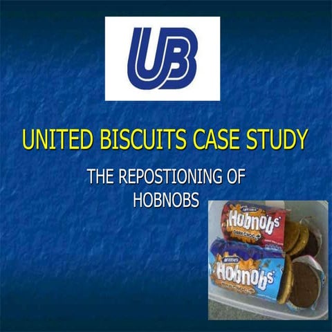 Marketing Case study: United Biscuits 