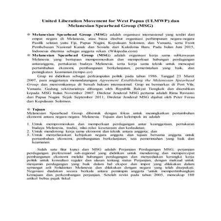 United liberation movement for west papua