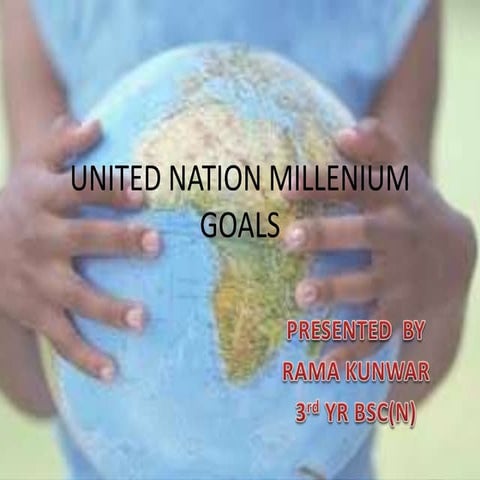 United nation millenium goals