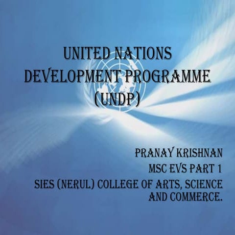 United nations development programme