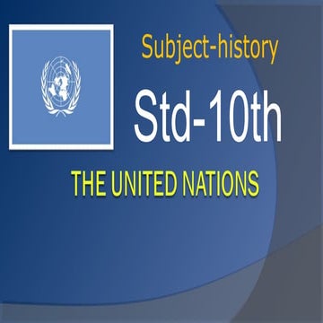 United nations organisations by dhananjay