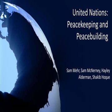 United Nations Peacekeeping