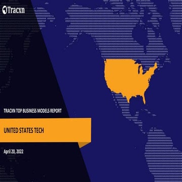 Tracxn - Top Business Models - United States Tech - Apr 2022