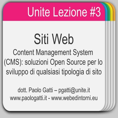Siti Web: Content Management System (CMS): soluzioni Open Source per lo svilu...