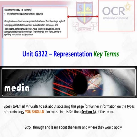 Unit g322 key terms   power point