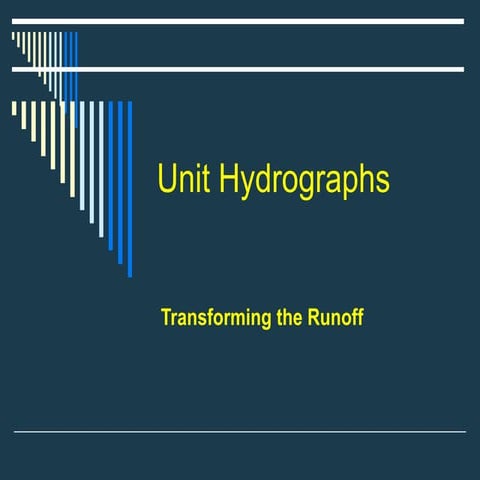 Synthetic unit hydrograph | PPTX