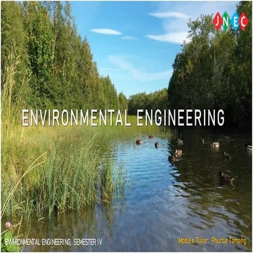 Introduction to Environmental Engineering