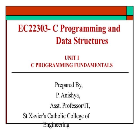 UNIT IC programming notes university file | PPT