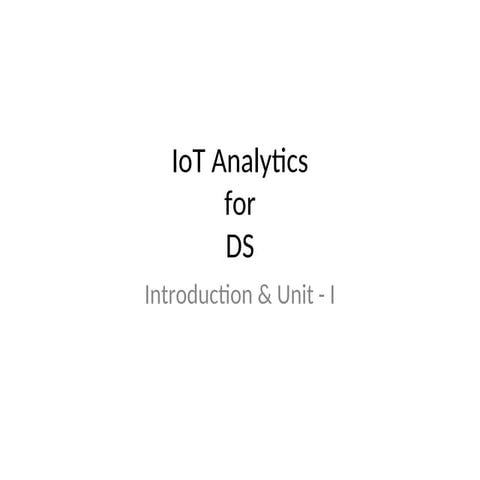 IoT Communication protocols Overview | PPTX