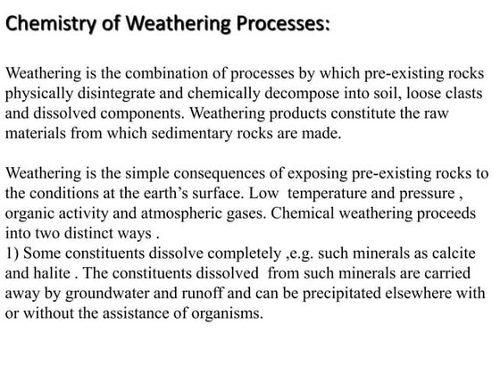 11 Chap 6 Chemical Weathering (Rashmi Shammi).pptx