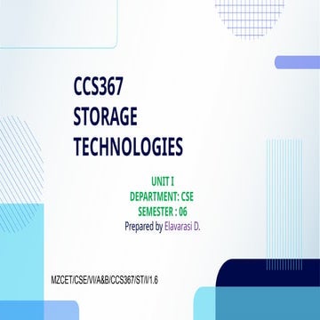 Unit I 1.5-1.6.pptx Storage Technologies