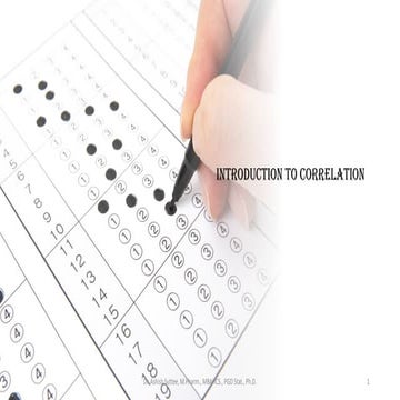 Unit i  bp801 t j introduction to correlation 24022022