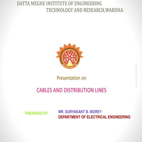 cable,Different distribution lines and Insulator