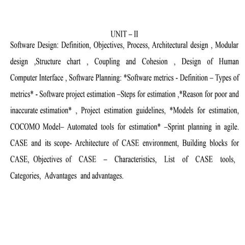 UNIT II: Software design, software .pptx