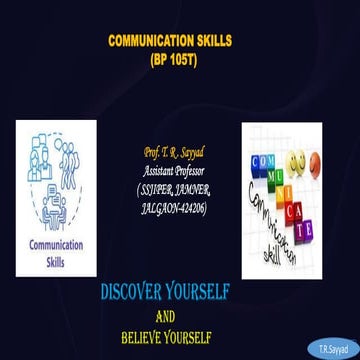 *Unit-II A (Elements of Communication & Communication Style Matrix)