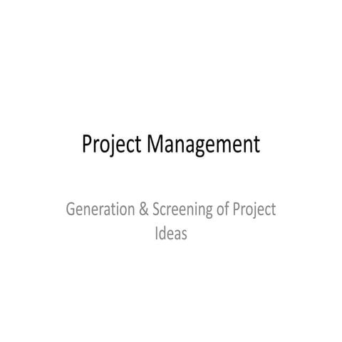 Project Management- Unit II
