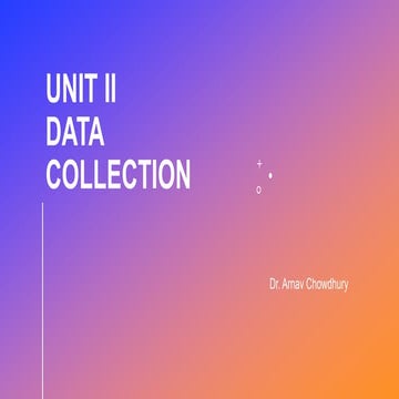 Business Research Methodology ( Data Collection) | PPT