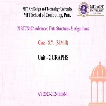 Unit II_Graph.pptxkgjrekjgiojtoiejhgnltegjte | PPT