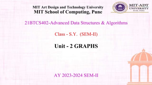 Unit II_Graph.pptxkgjrekjgiojtoiejhgnltegjte
