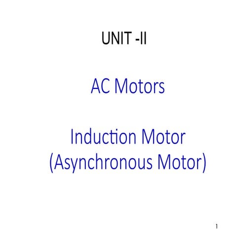 Unit II  INDUCTION MOTOR.ppt to study about it