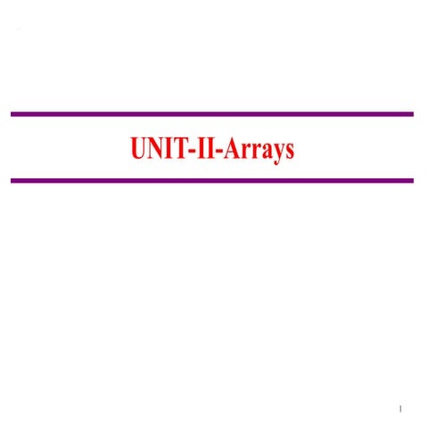 UNIT_II_part_2_arrays.ppt UNIT_II_part_2_arrays.ppt