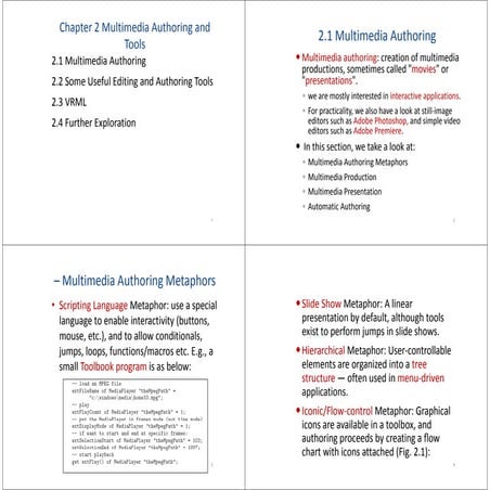 Multimedia Authoring Tools theory and applications | PPT