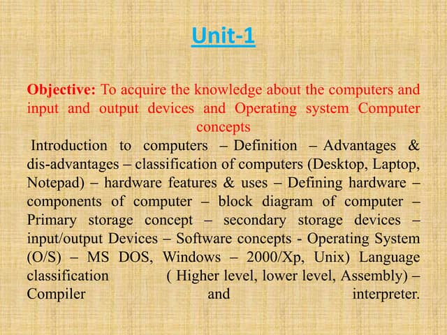 Unit i (part2)   b.sc