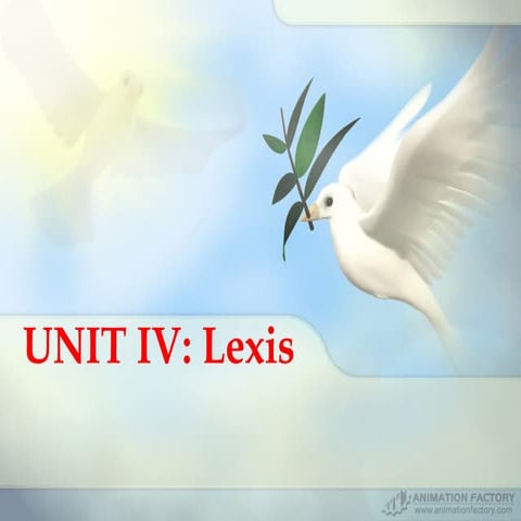 Unit IV