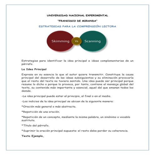 Estrategias De Comprension Lectora Ia Pdf