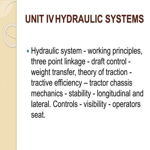 FARM TRACTORS UNIT 4