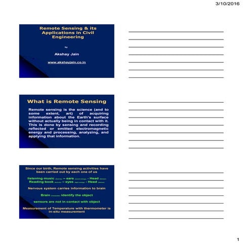 Unit iv remote sensing