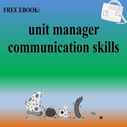 Unit manager communication skills pdf