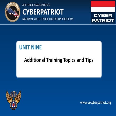 Unit+nine+ +additional+topics+and+resources