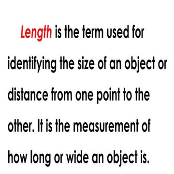 Define and Identify Unit of measure (length, width and distance).pptx